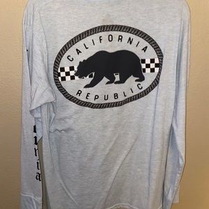 Long sleeve California republic shirt